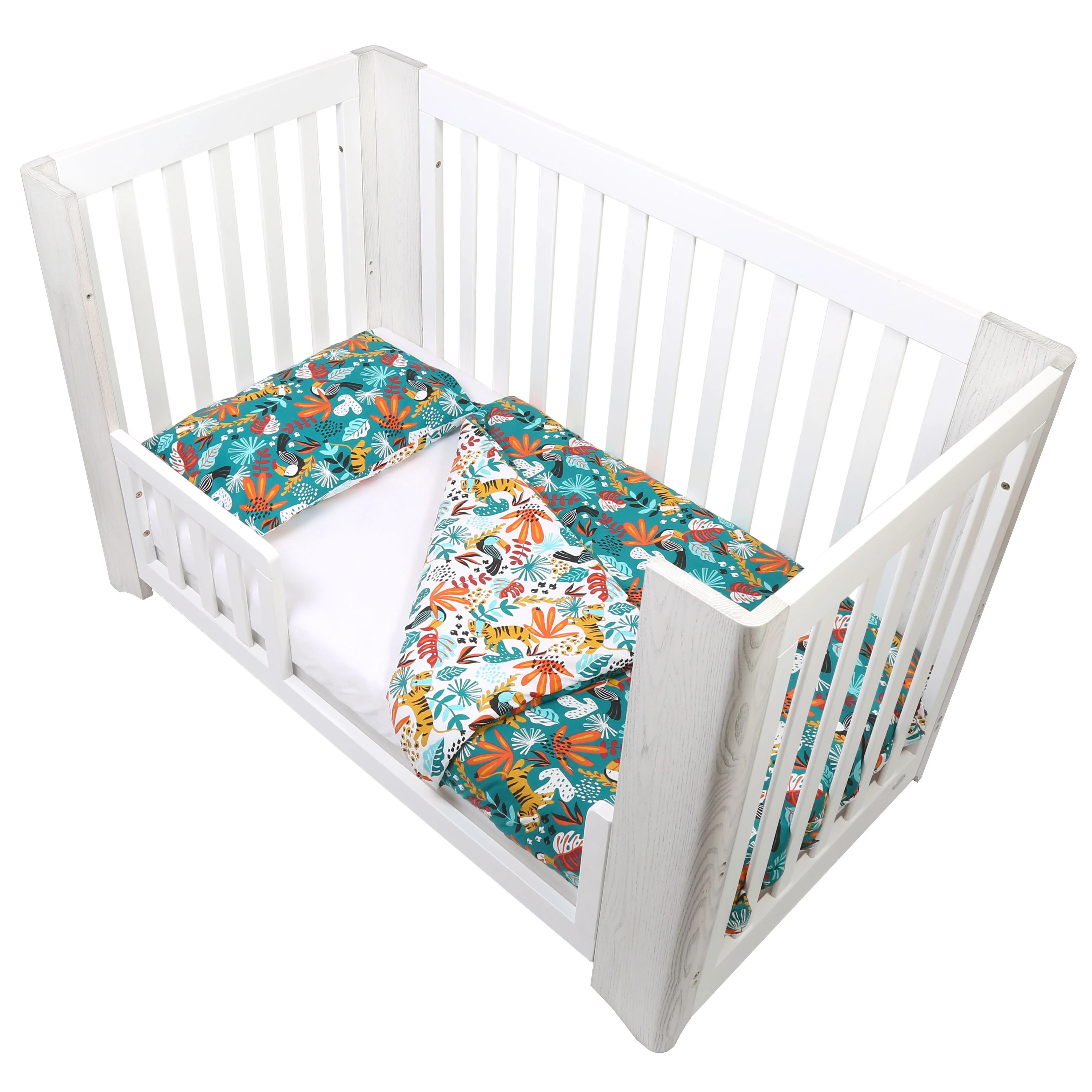 Rainforest Organic Cotton Junior All-in-One 4.0 Tog Quilt Bedding Set - Image 12