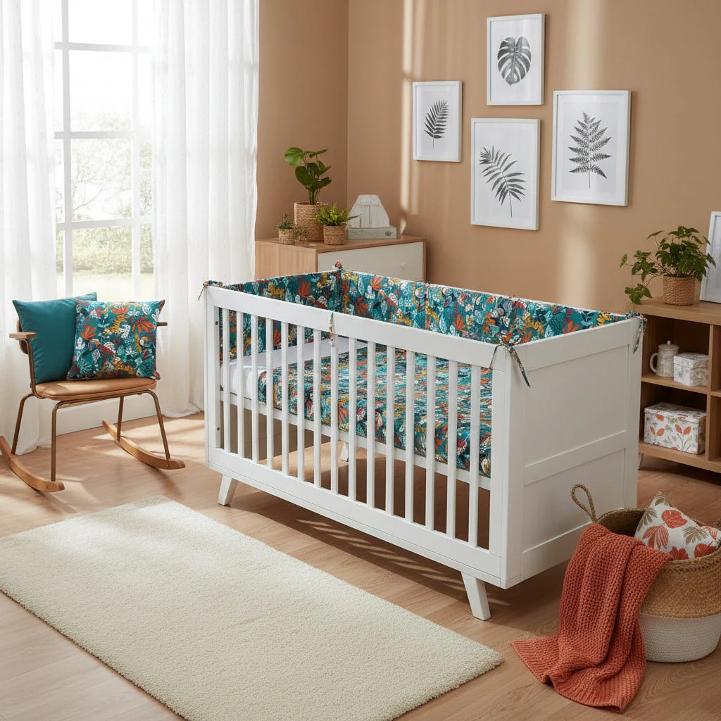 Rainforest Organic Cotton Junior All-in-One 4.0 Tog Quilt Bedding Set - Image 5