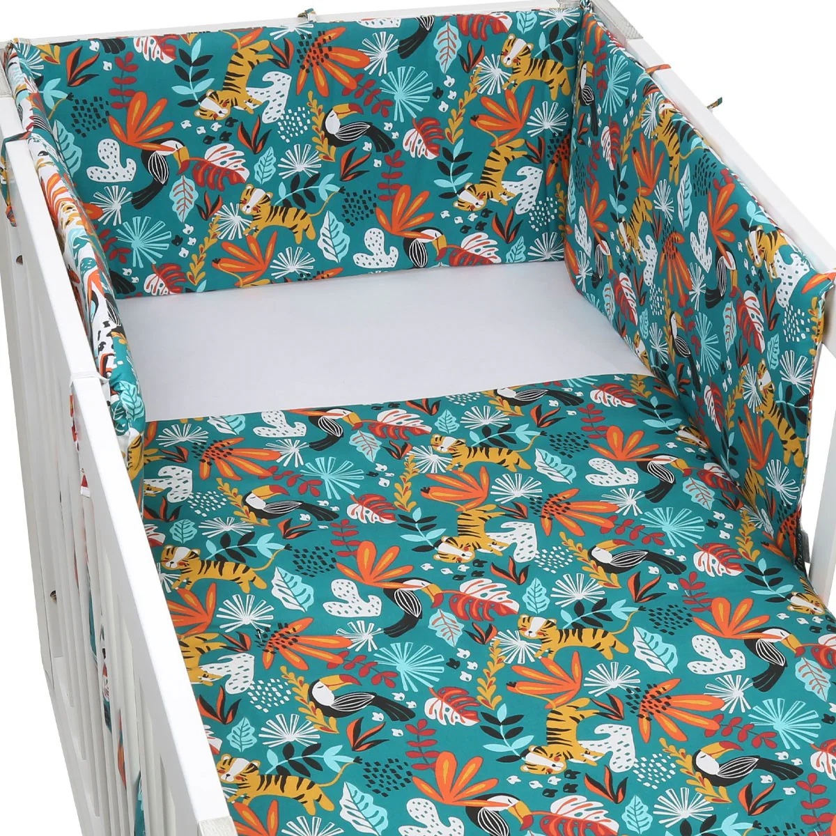 Rainforest Organic Cotton Junior All-in-One 4.0 Tog Quilt Bedding Set - Image 7