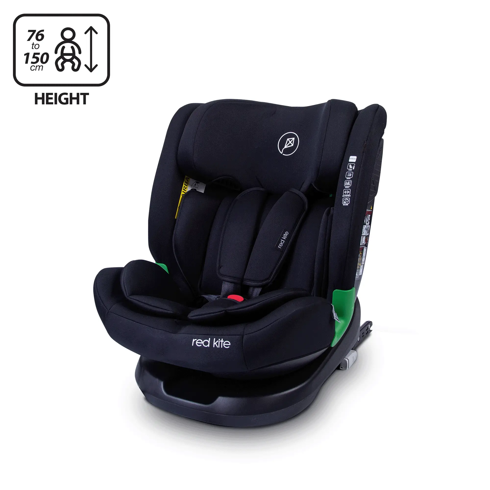 Red Kite Evolve 123 Recline i-Size Car Seat, 15 Months - 12 Years - Image 7