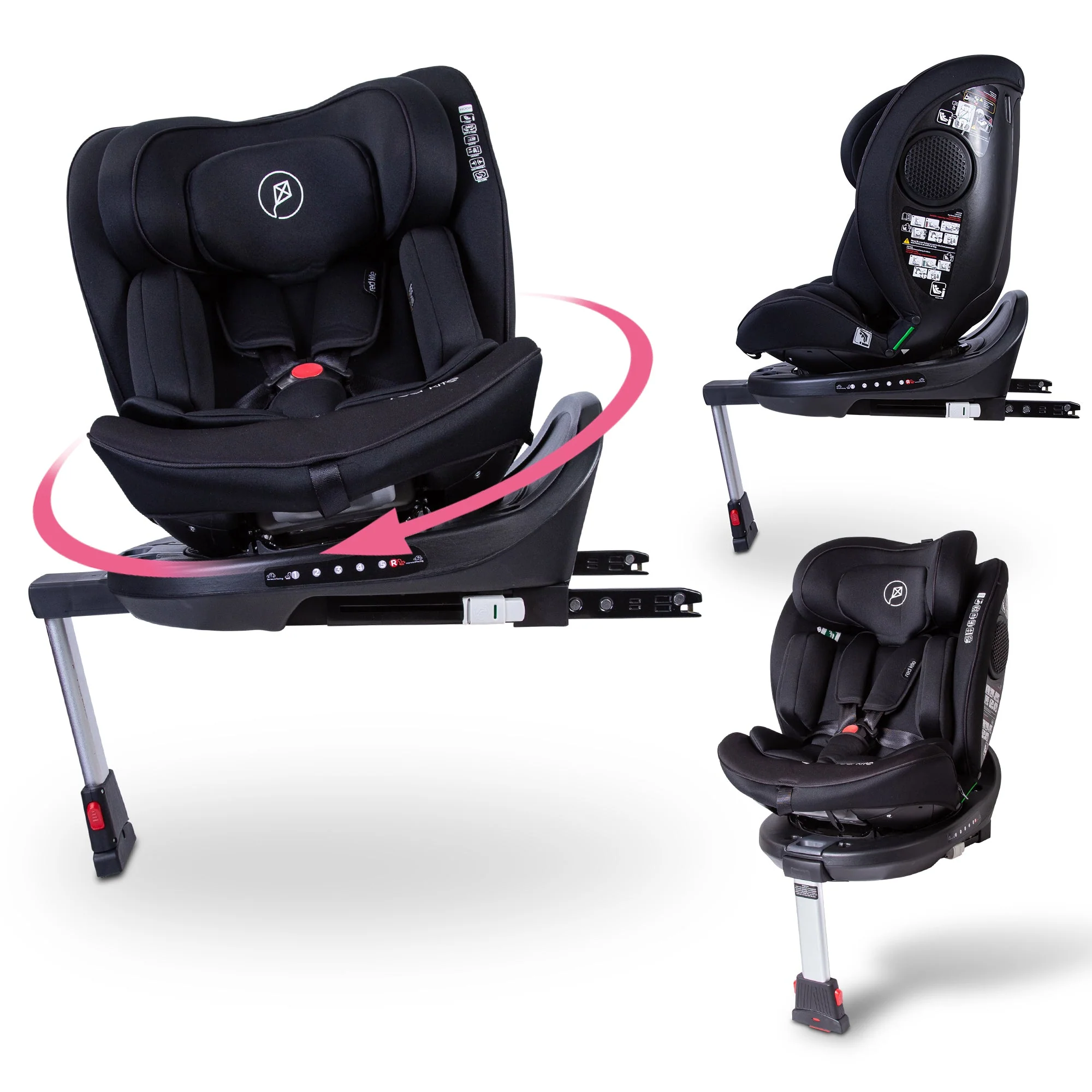 Red Kite Hoop 360 Every Stage i-Size Car Seat, 0-12 Years - Image 4