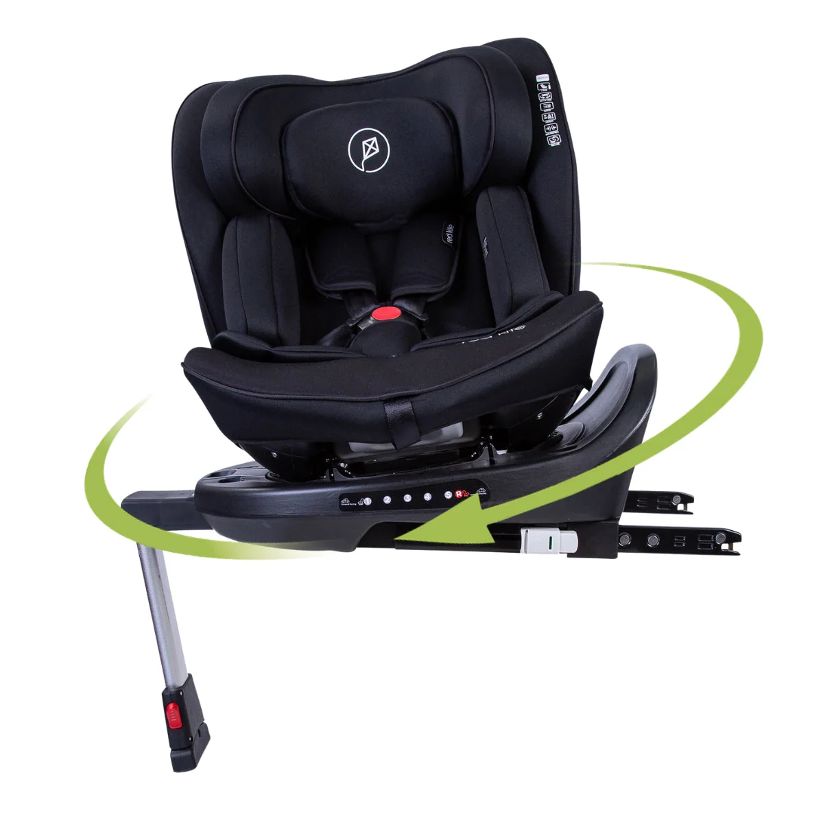 Red Kite Hoop 360 Every Stage i-Size Car Seat, 0-12 Years - Image 9