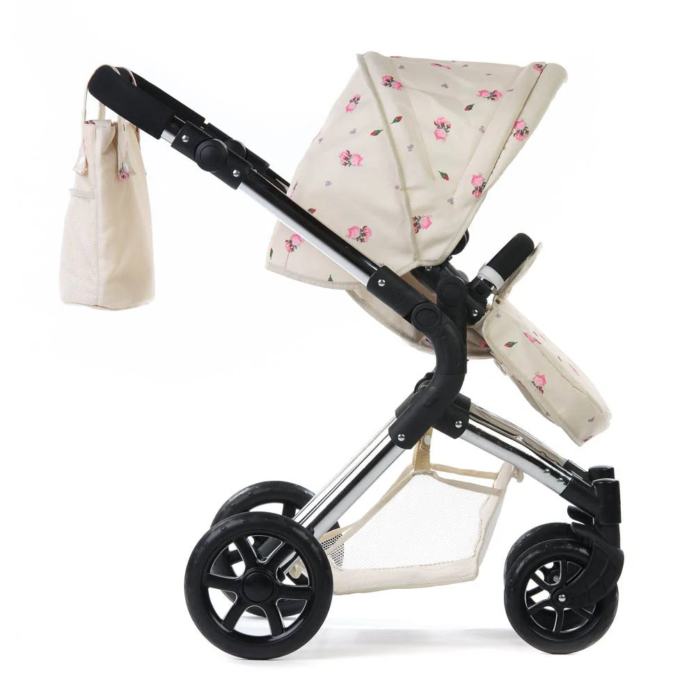 Roma Darcie Single Dolls Pram, Cream - Image 2