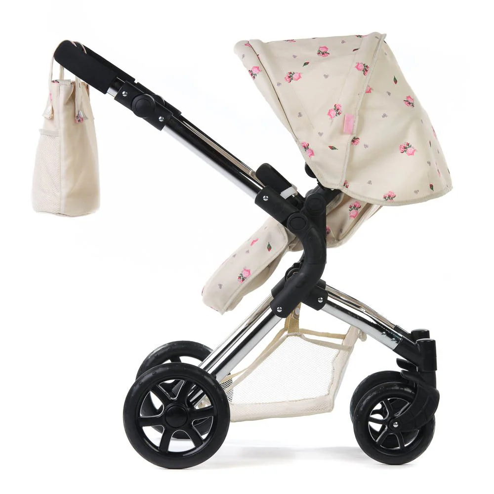 Roma Darcie Single Dolls Pram, Cream - Image 3