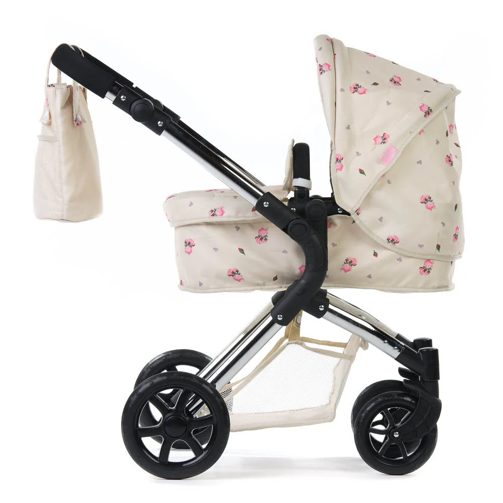 Roma Darcie Single Dolls Pram, Cream - Image 5