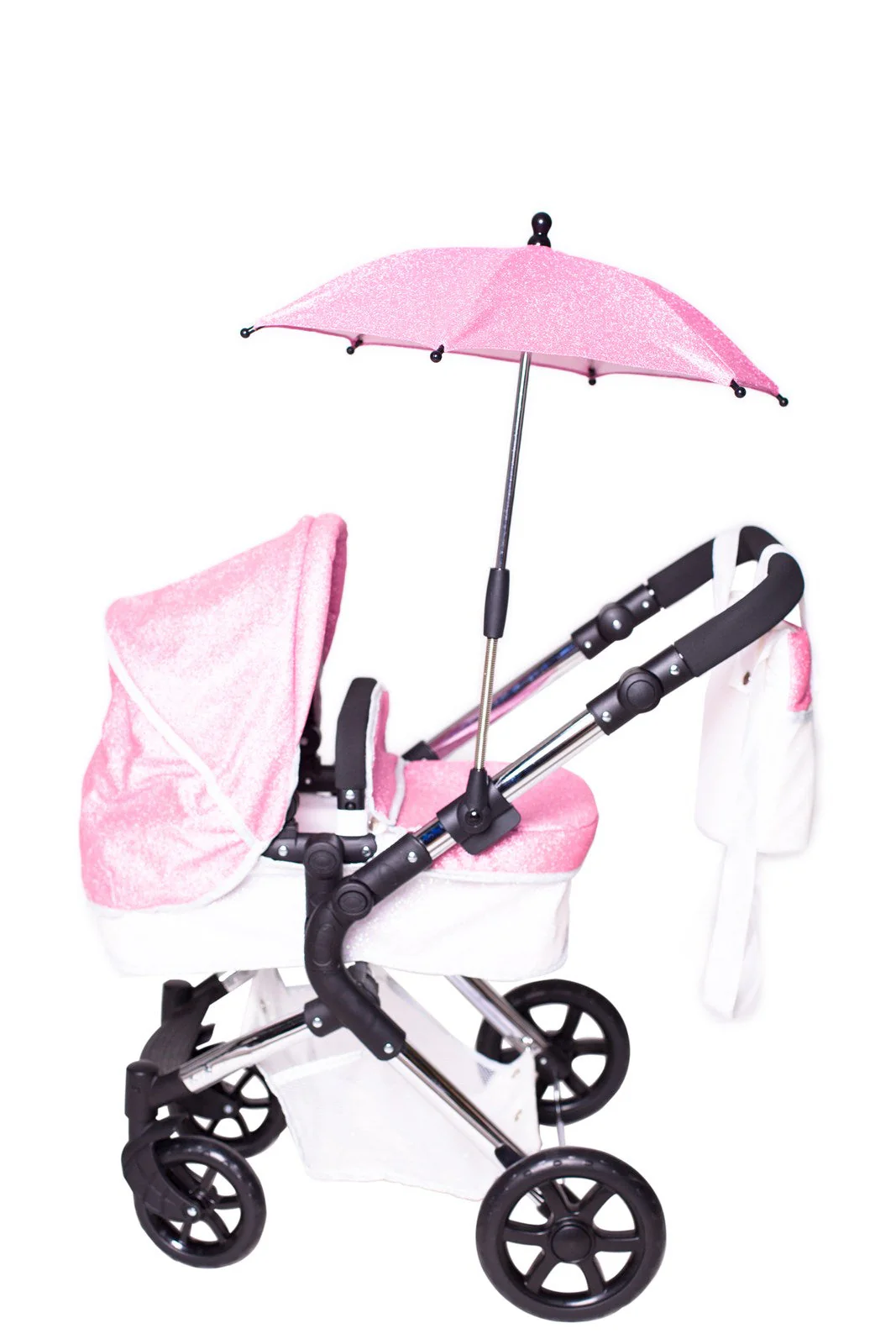 Roma Stephanie Dolls Pram Bundle with Pram / Pushchair, Doll, Highchair, Bag, Parasol & Pram set - Image 17