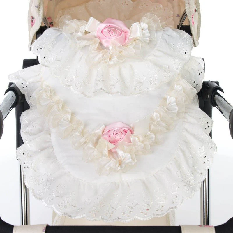 Roma Stephanie Dolls Pram Bundle with Pram / Pushchair, Doll, Highchair, Bag, Parasol & Pram set - Image 19