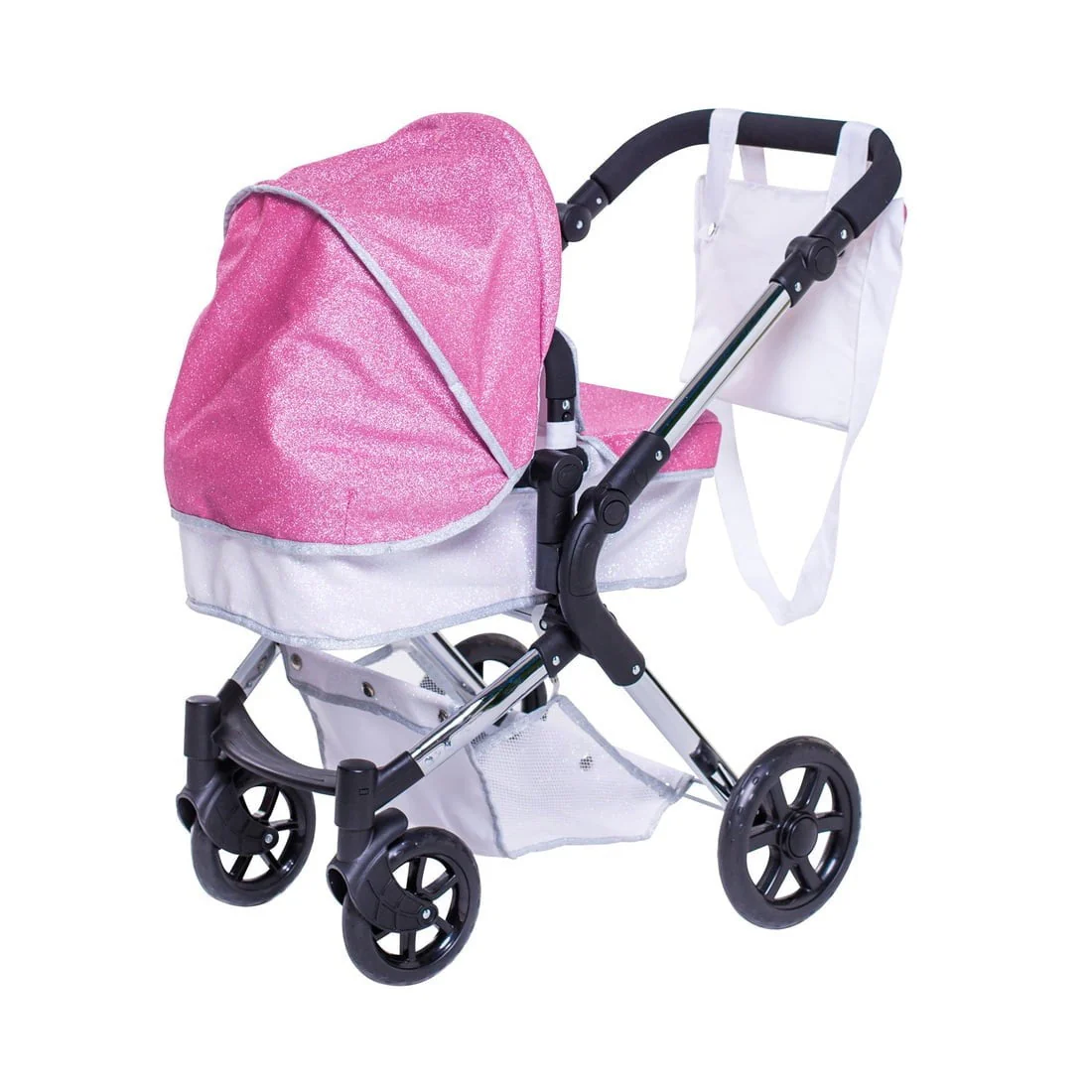 Roma Stephanie Dolls Pram Bundle with Pram / Pushchair, Doll, Highchair, Bag, Parasol & Pram set - Image 5