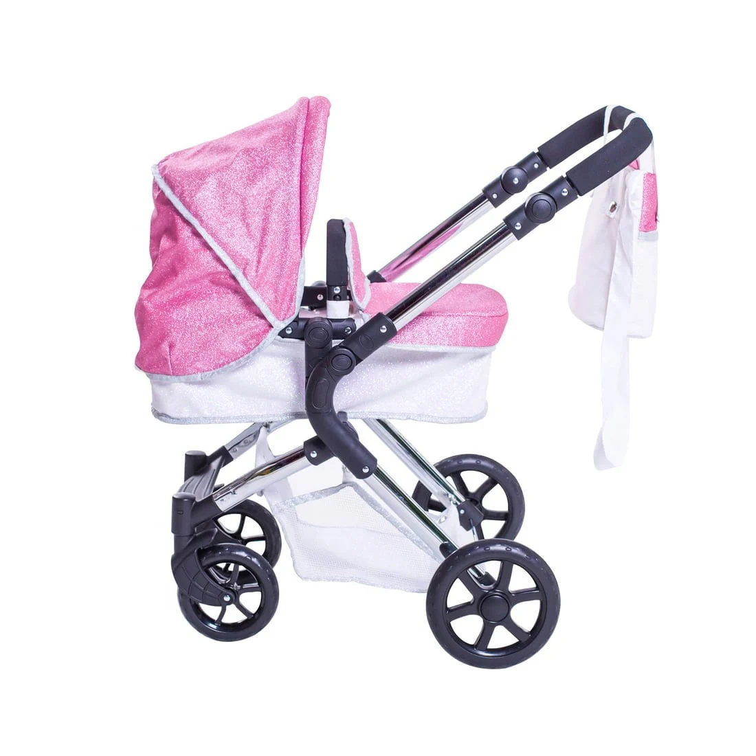 Roma Stephanie Dolls Pram Bundle with Pram / Pushchair, Doll, Highchair, Bag, Parasol & Pram set - Image 8
