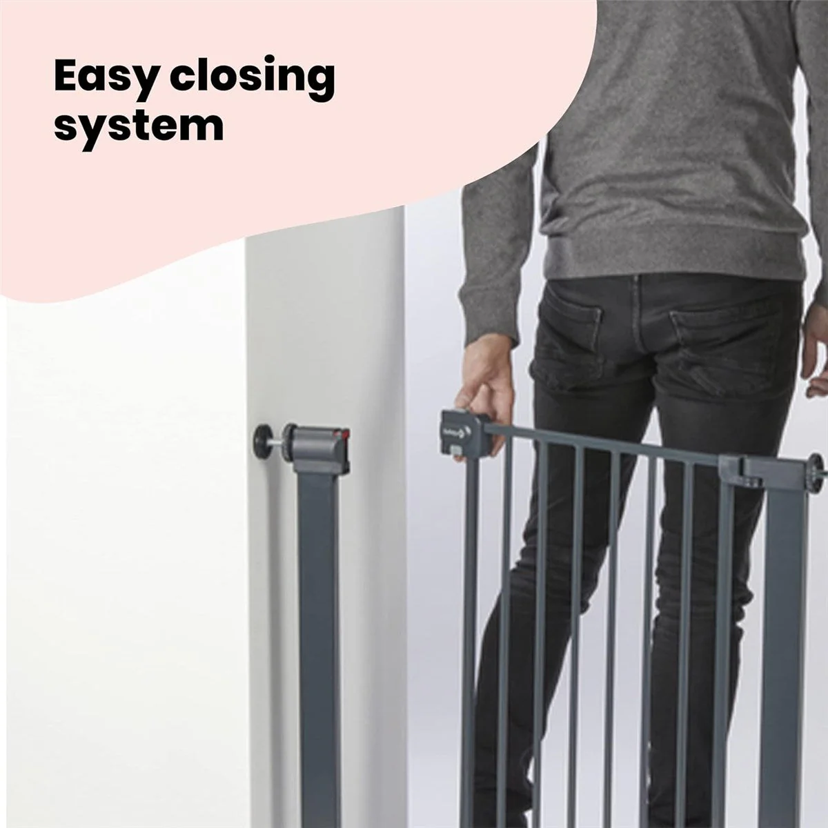 Safety 1st SecureTech Easy Close Metal Pressure Safety Gate (73-80cm) - Image 9