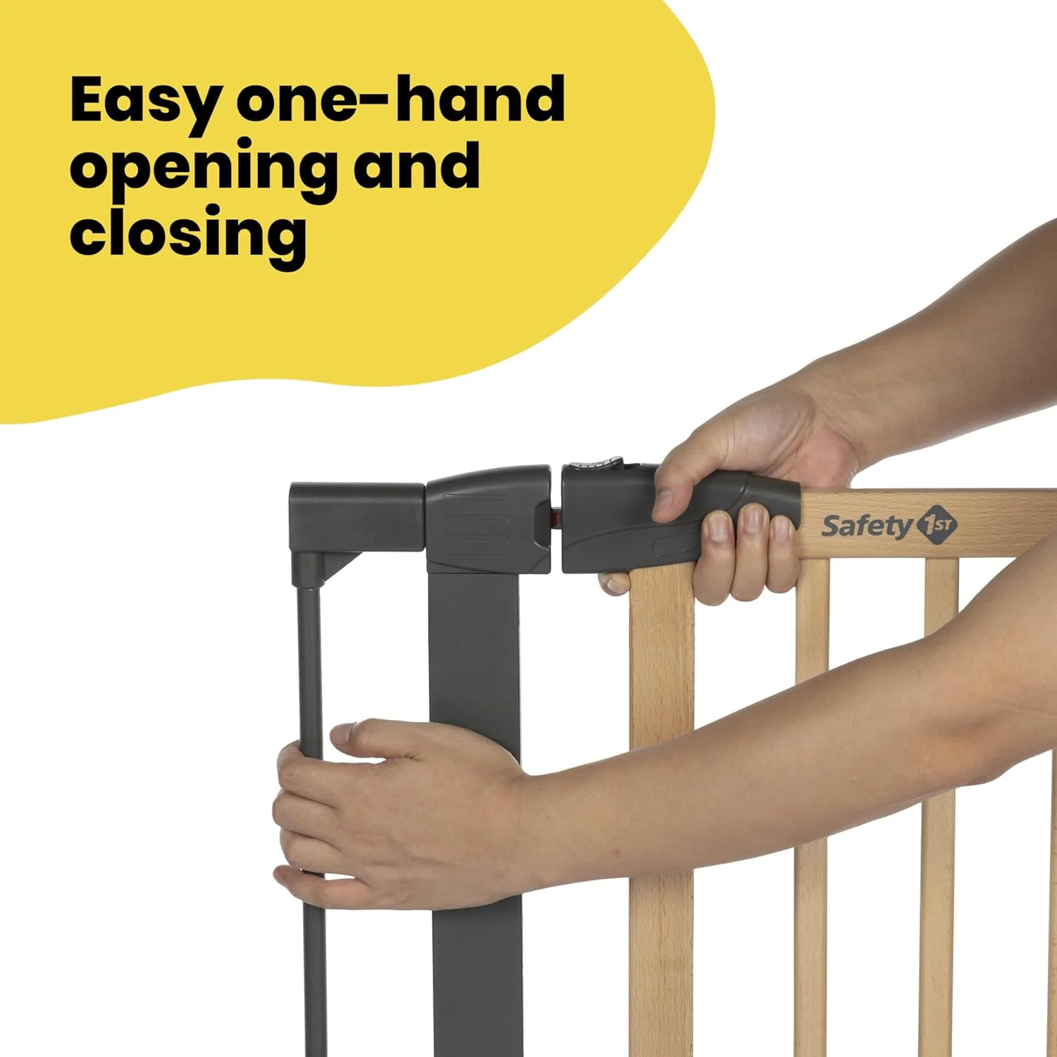 Safety 1st Simply Close Wood and Metal Safety Gate - Image 6