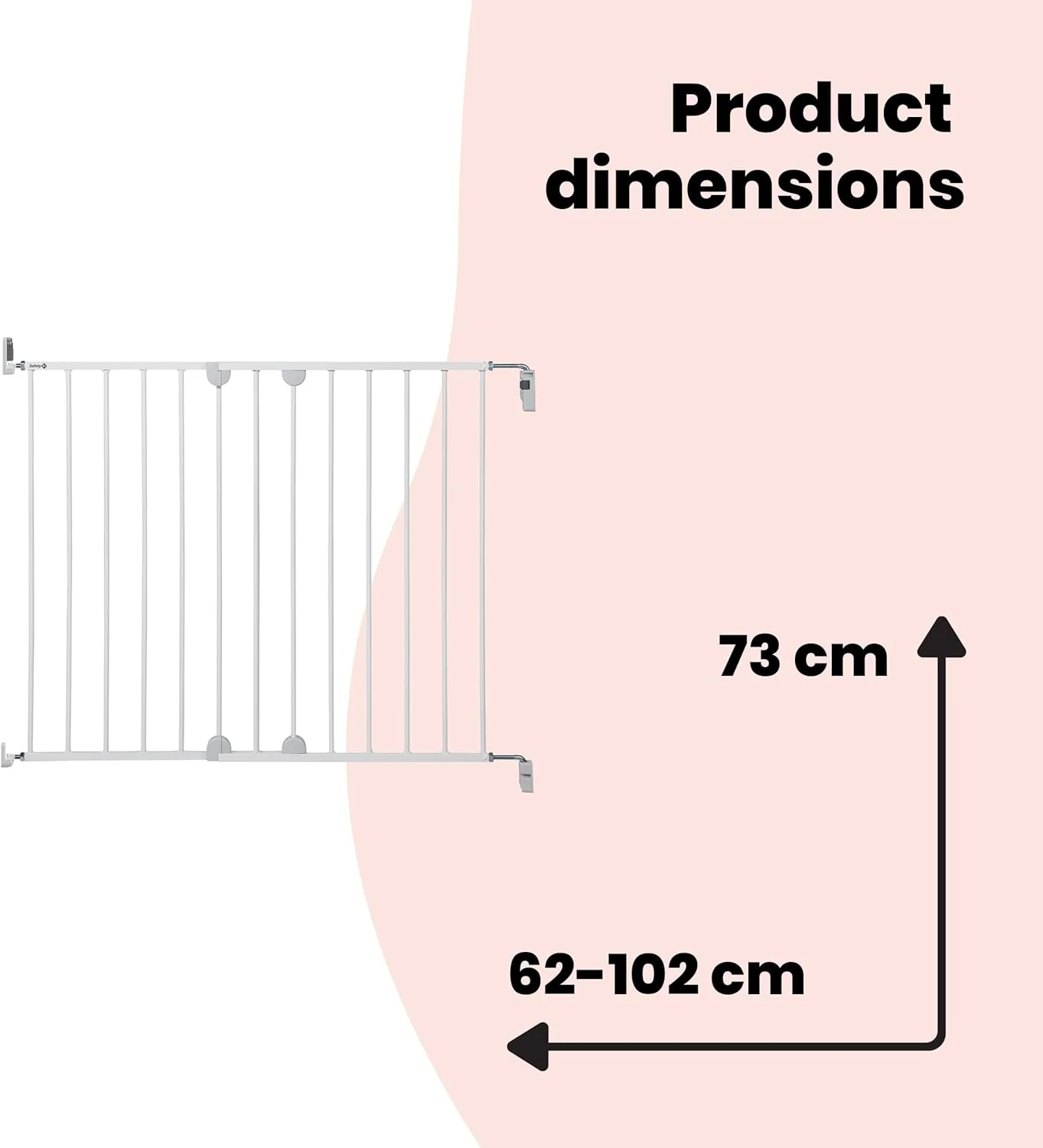 Safety 1st Wall Fix Extending Metal Gate - Image 4