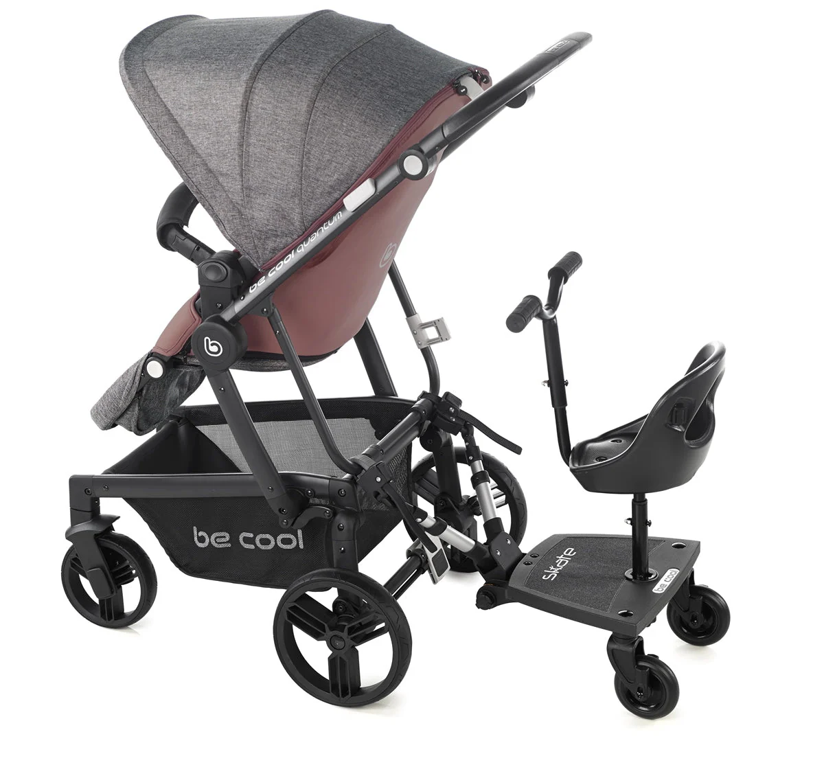 Seat Unit for Skate Buggy Platform - Converts Standing Board into Seated Ride-On - Image 14
