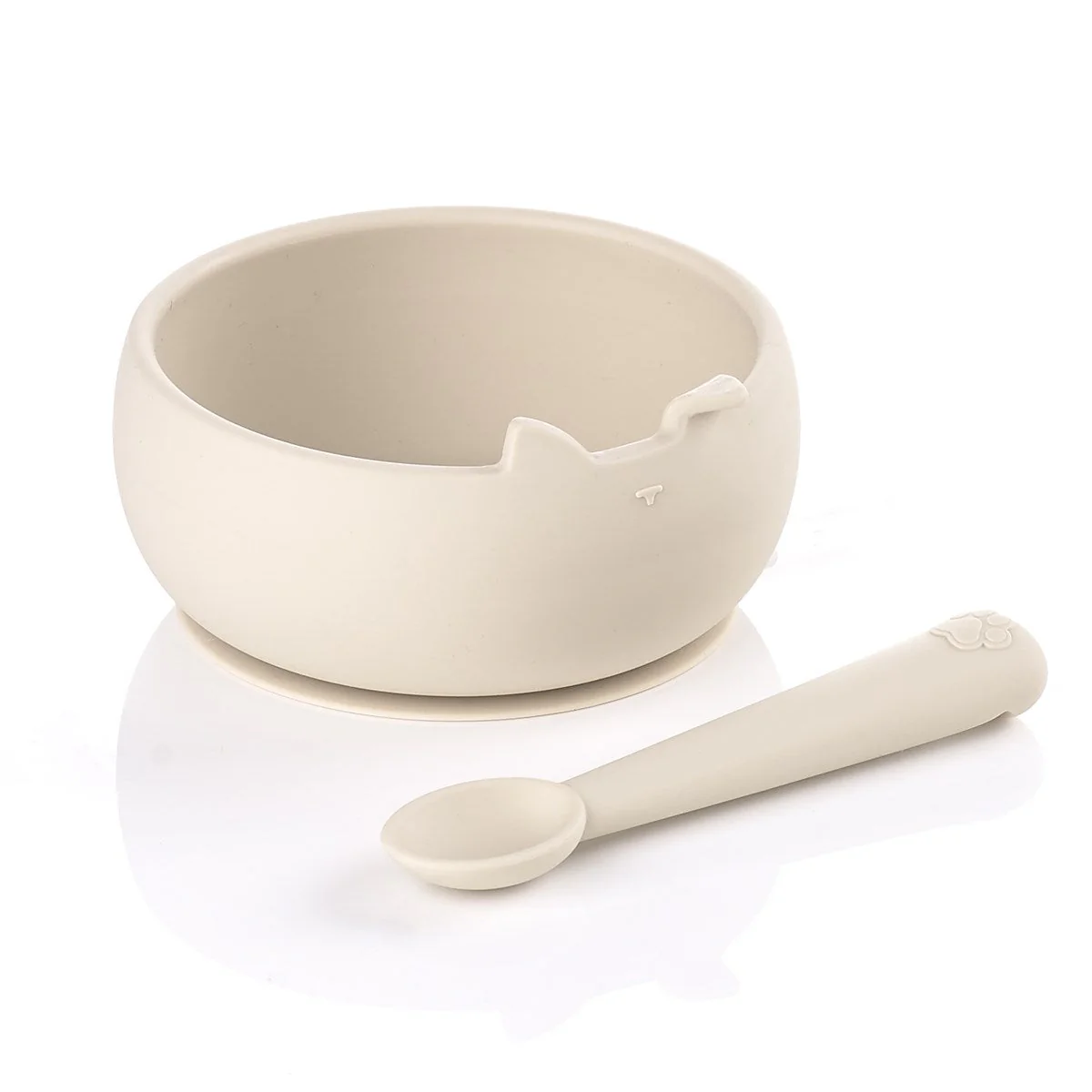 Silicone Bowl and Spoon Set - Perfect for Baby's First Meals - Image 2