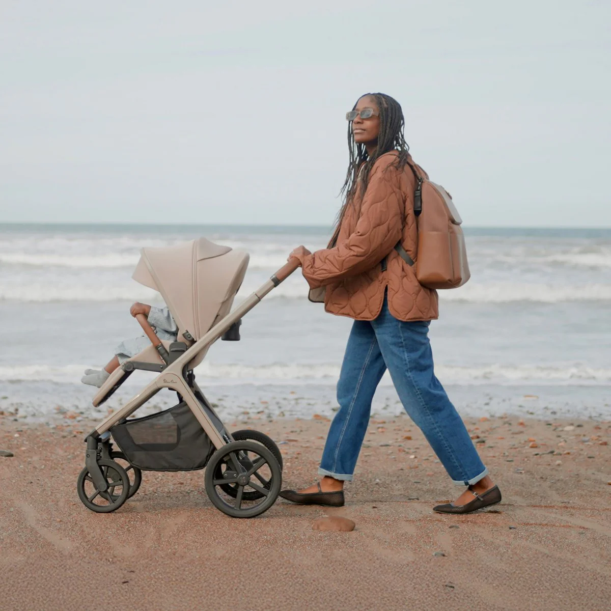 Silver Cross Cove Pram + Accessory Bundle, Champagne - Image 13