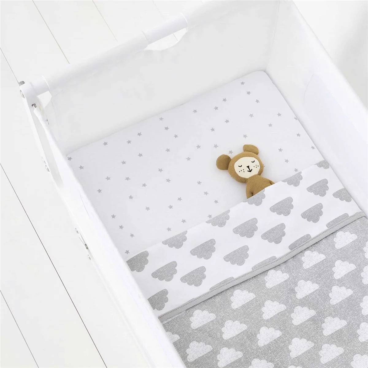 Snuz 3pc. Bedside Crib Bedding Set - Image 9
