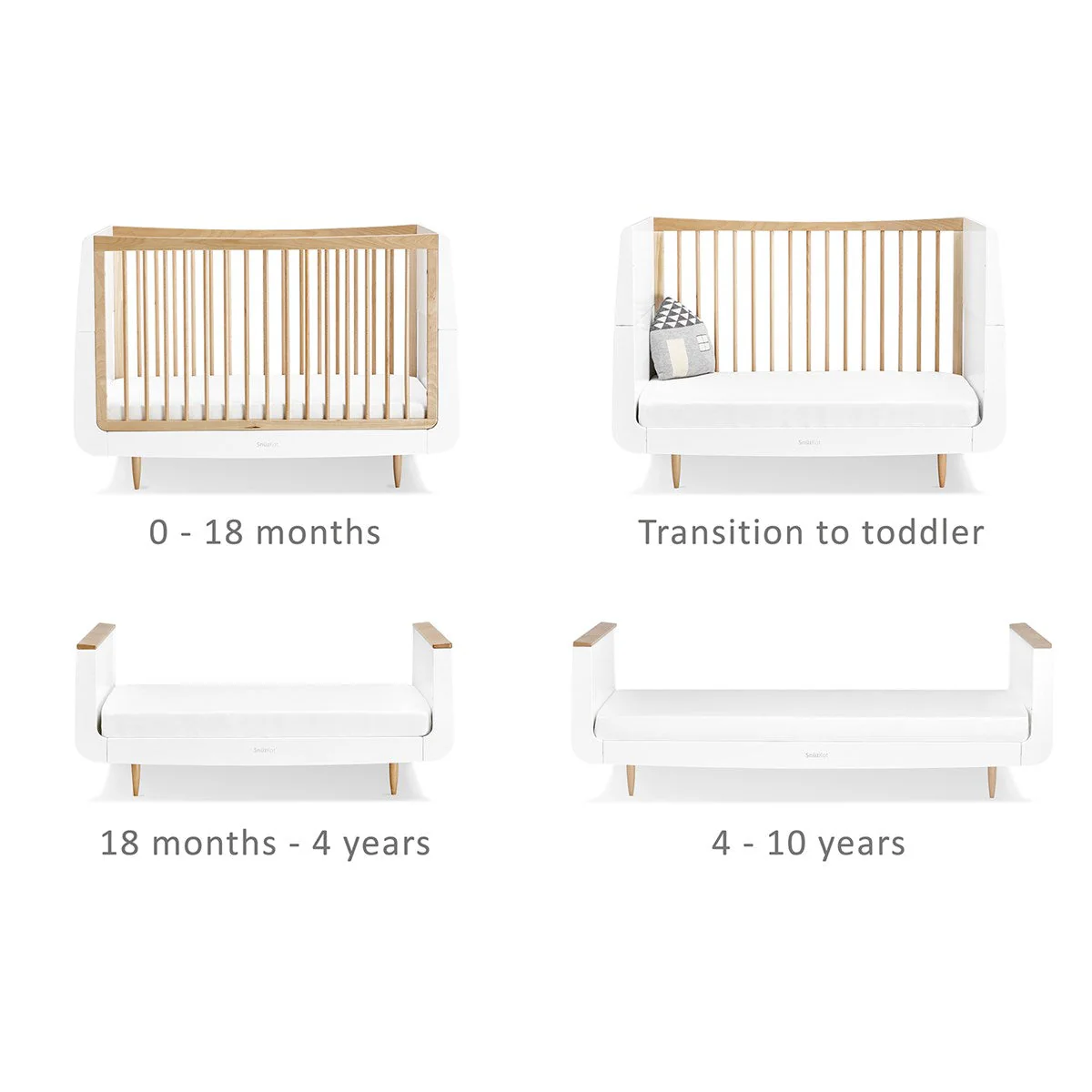 Snuz SnuzKot Skandi 2 Piece Nursery Furniture Set - Image 26