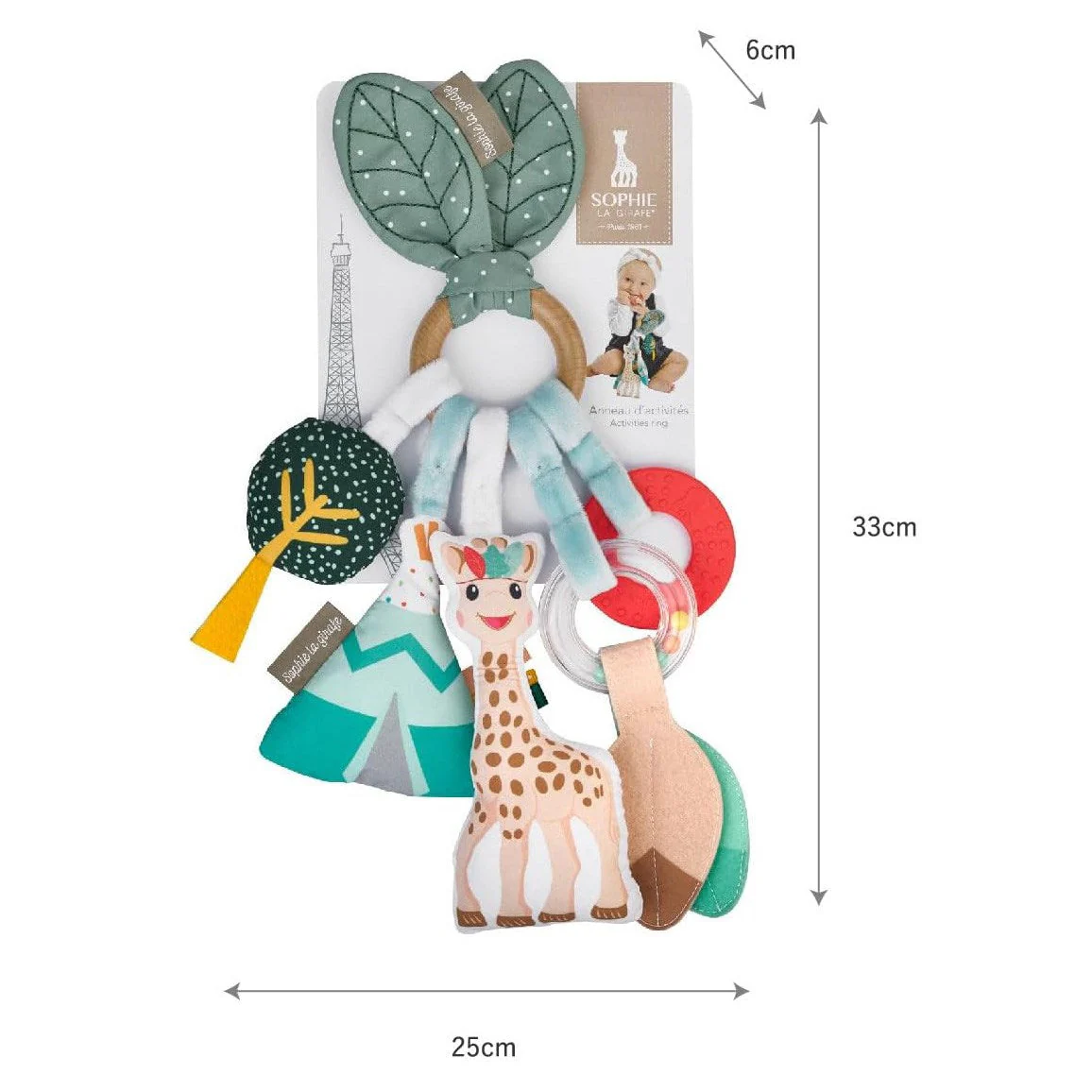 Sophie La Girafe Baby Soft Activity Ring Toy - Image 5