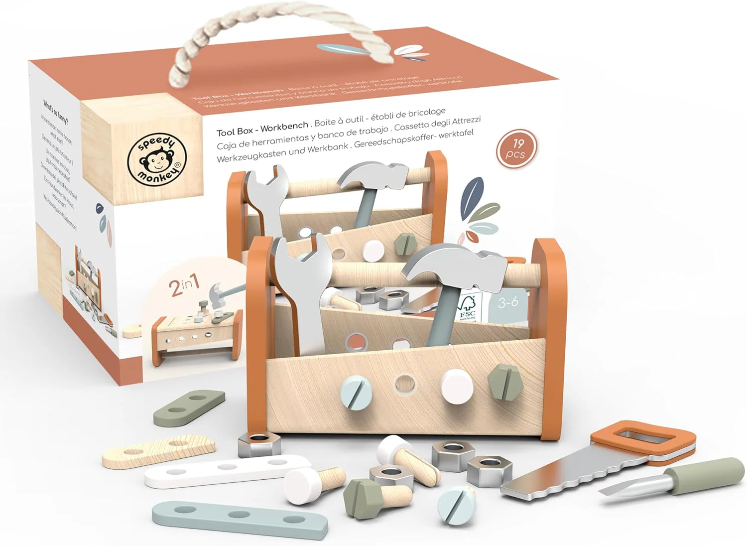 Speedy Monkey Tool Box - Workbench  (2 in 1) - Image 9