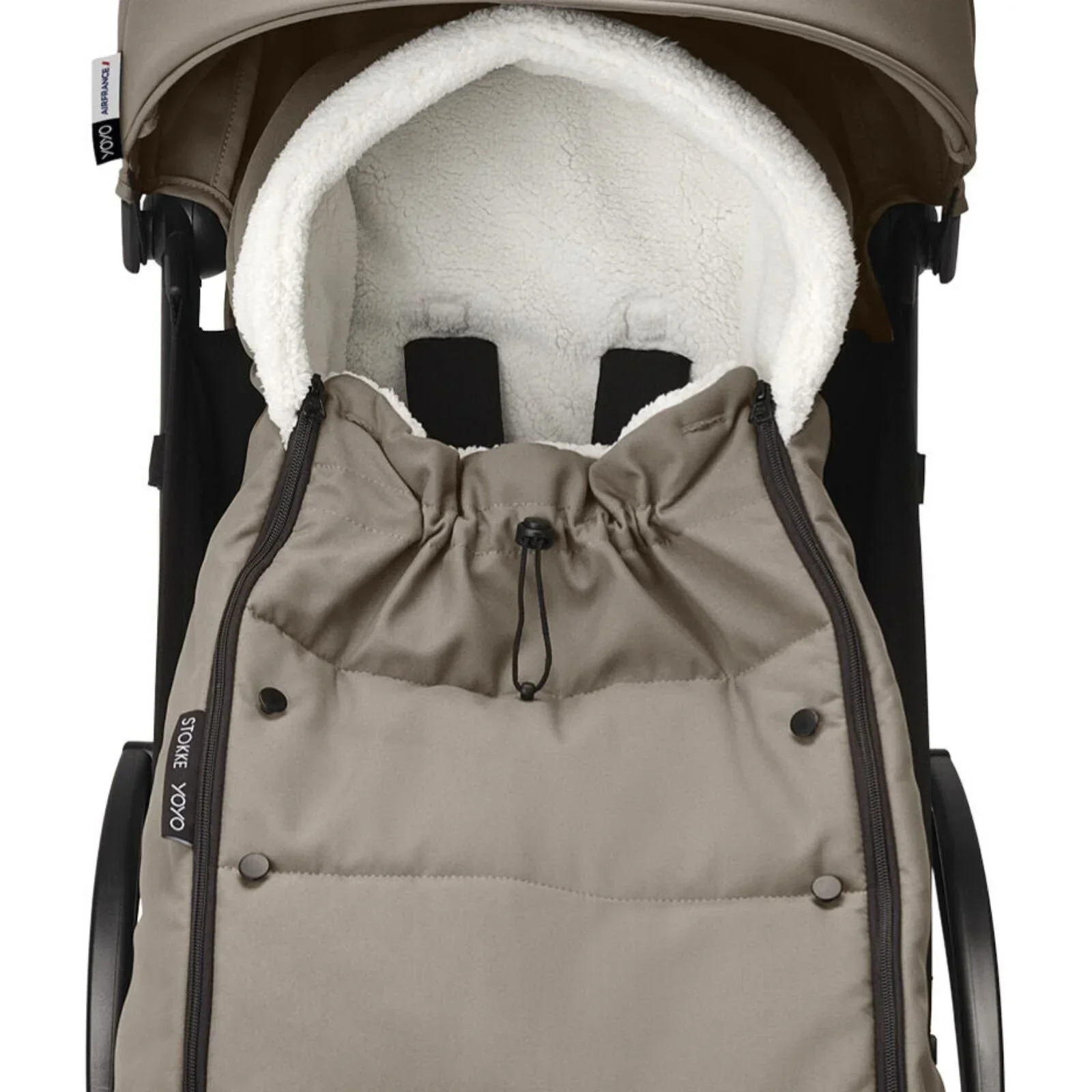 Stokke / Babyzen YOYO Footmuff - Taupe - Image 2