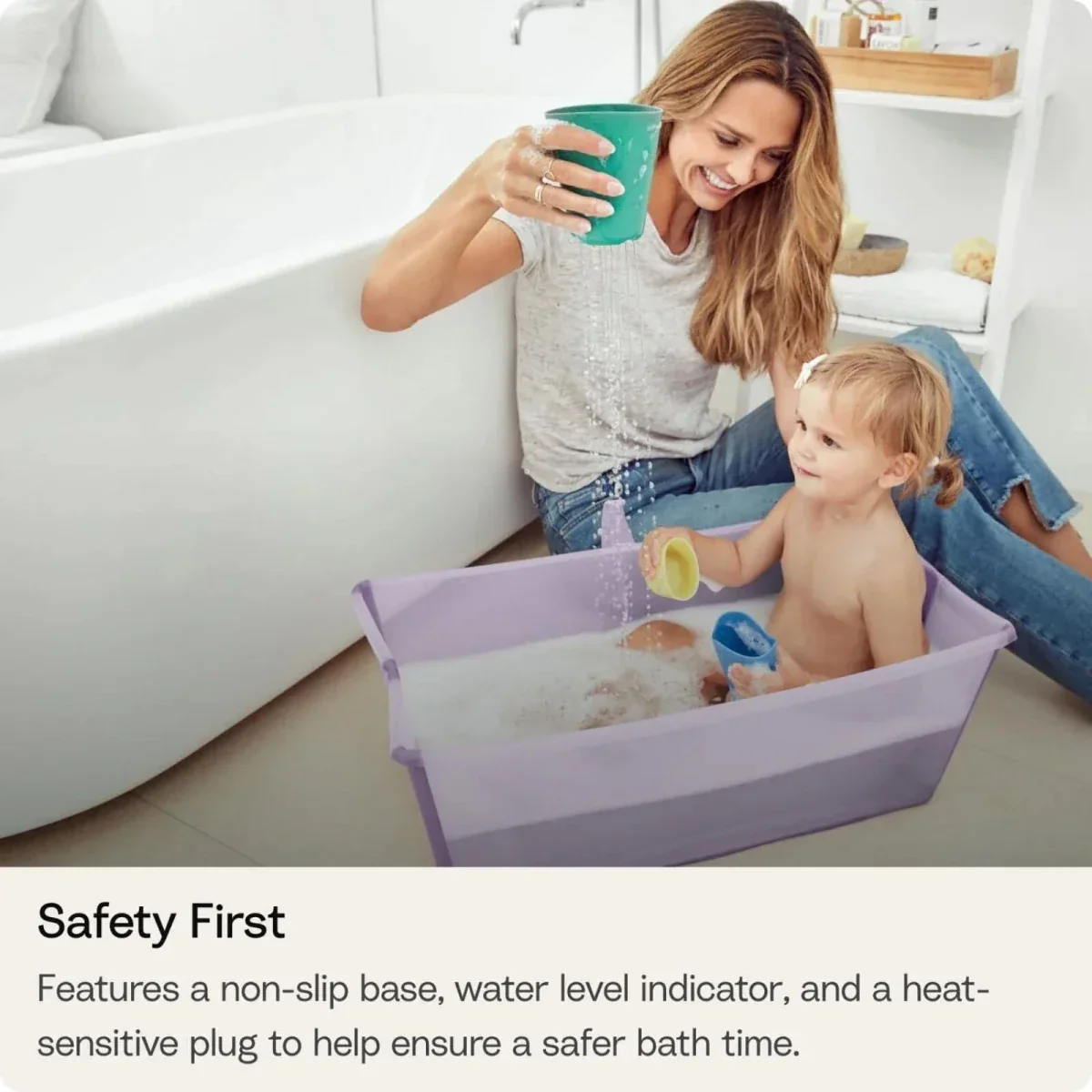 Stokke Flexi Bath X-Large Baby Bath - White - Image 5