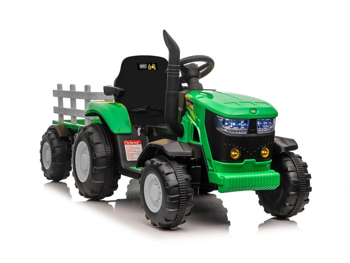 Turbo Harvest 12V Electric Ride-On Tractor with Trailer, 3–6 Years - Image 10