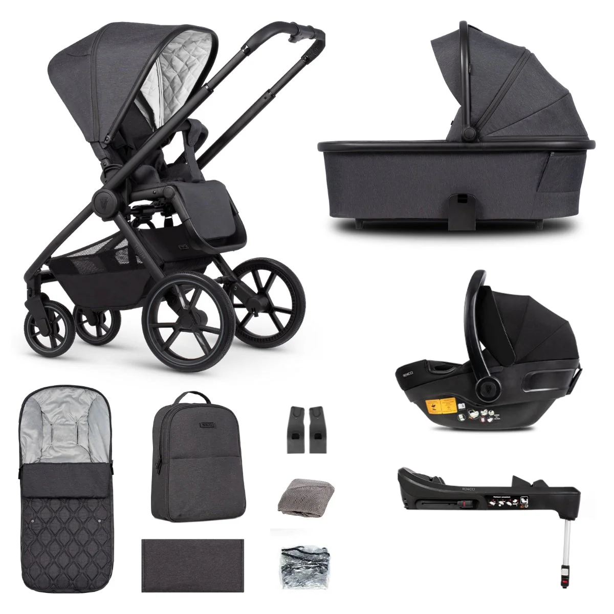 Venicci Tinum Edge 3in1 + Isofix Base Complete Travel System Bundle - Image 20