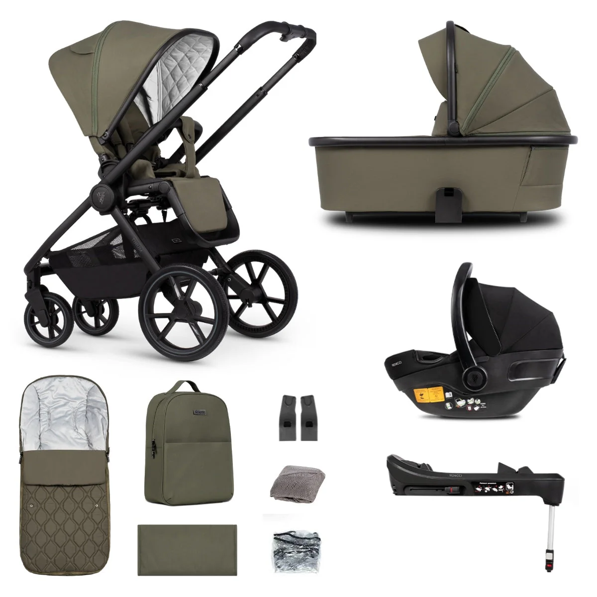 Venicci Tinum Edge 3in1 + Isofix Base Complete Travel System Bundle - Image 32