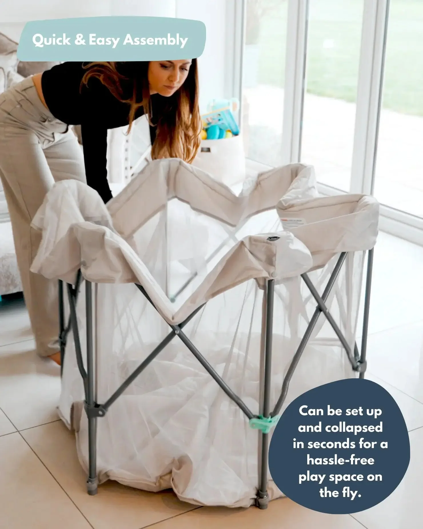Venture All Stars JOY Baby Playpen - Image 5