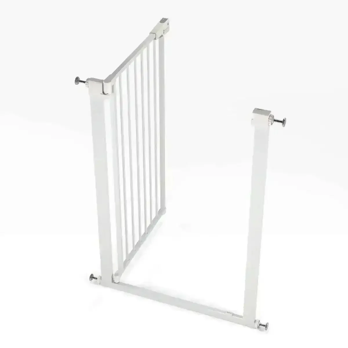 Venture Q-Fix 110cm Extra Tall Pressure Fit Baby & Pet Safety Gate - 73-80cm - White - Image 4