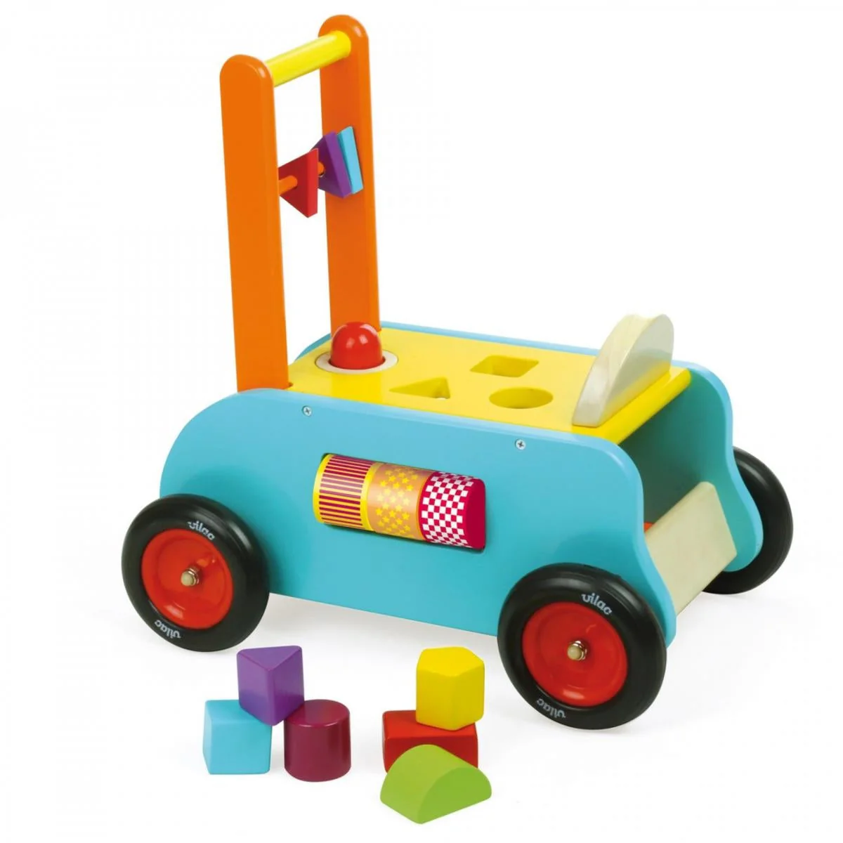 Vilac 3-in-1 Push Along Trolley - Image 2