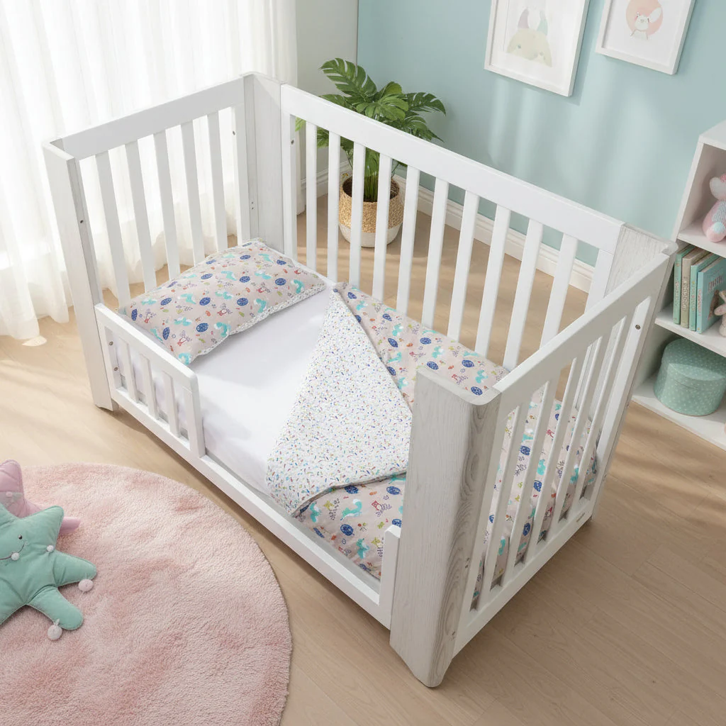 Woody Organic Cotton Junior All-in-One 4.0 Tog Quilt Bedding Set - Image 5