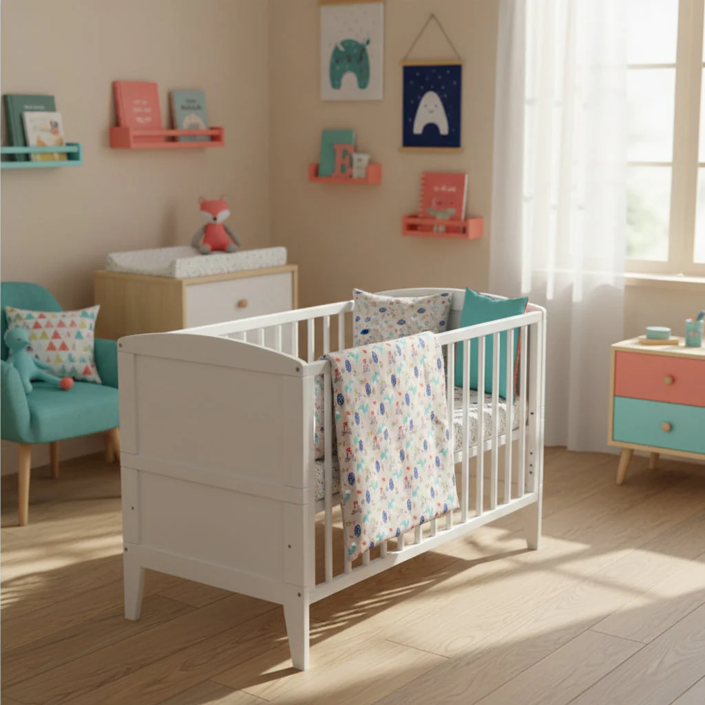 Woody Organic Cotton Junior All-in-One 4.0 Tog Quilt Bedding Set - Image 8