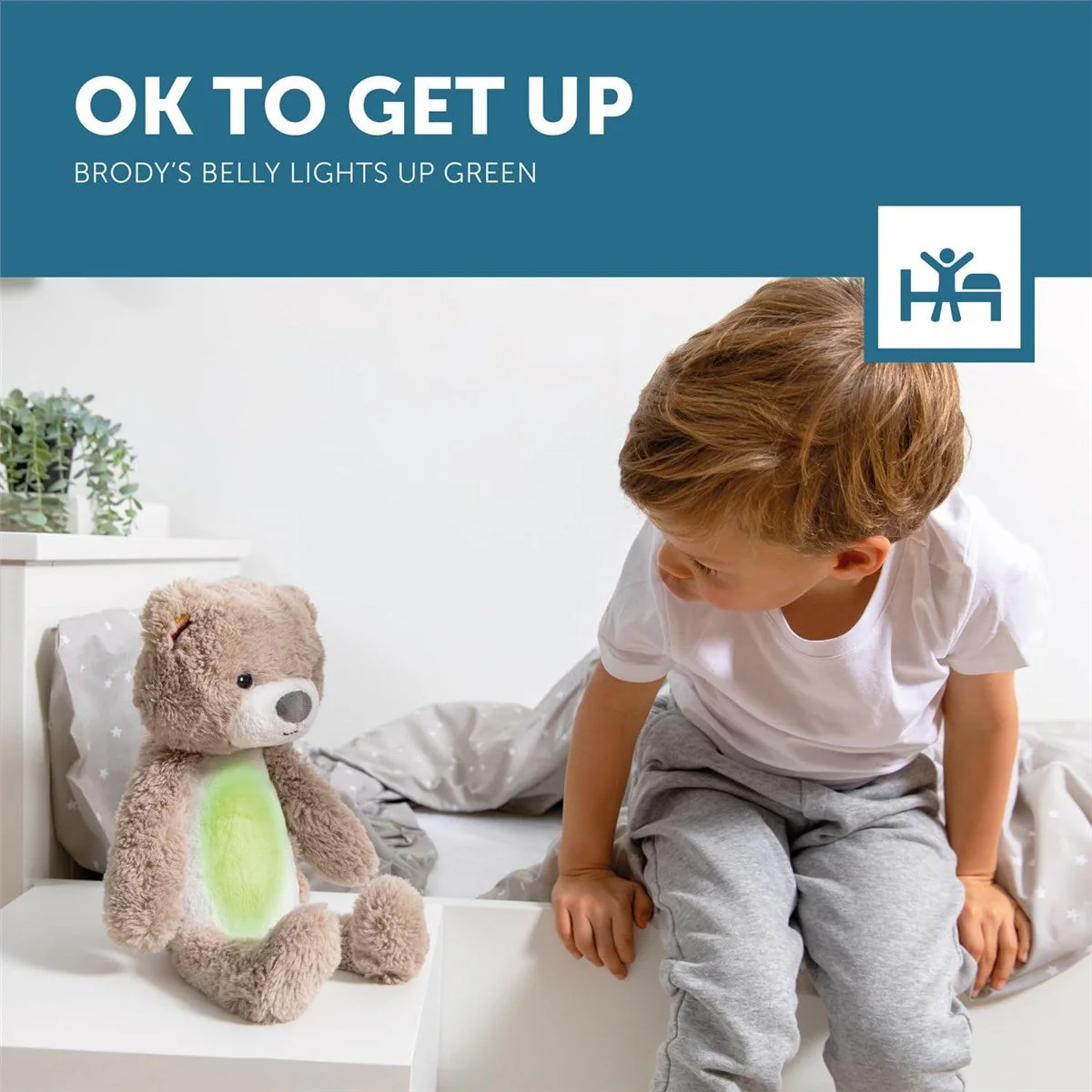 Zazu Brody the Bear Soother, Nightlight, and Sleeptrainer for Better Sleep - Image 5