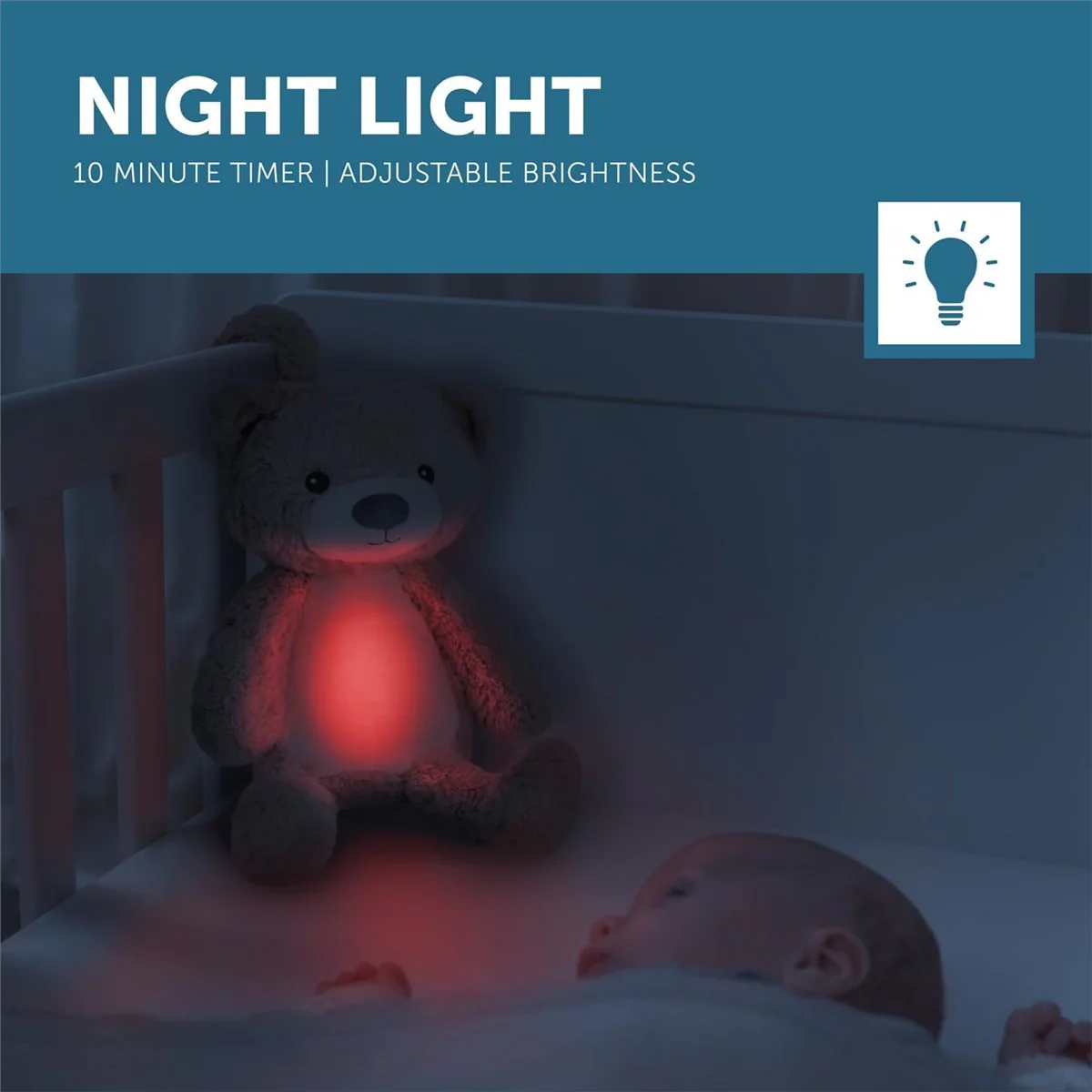 Zazu Brody the Bear Soother, Nightlight, and Sleeptrainer for Better Sleep - Image 7