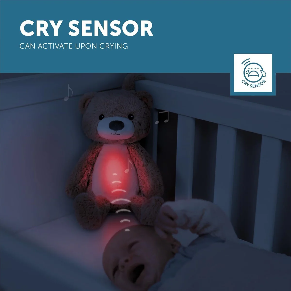Zazu Brody the Bear Soother, Nightlight, and Sleeptrainer for Better Sleep - Image 8