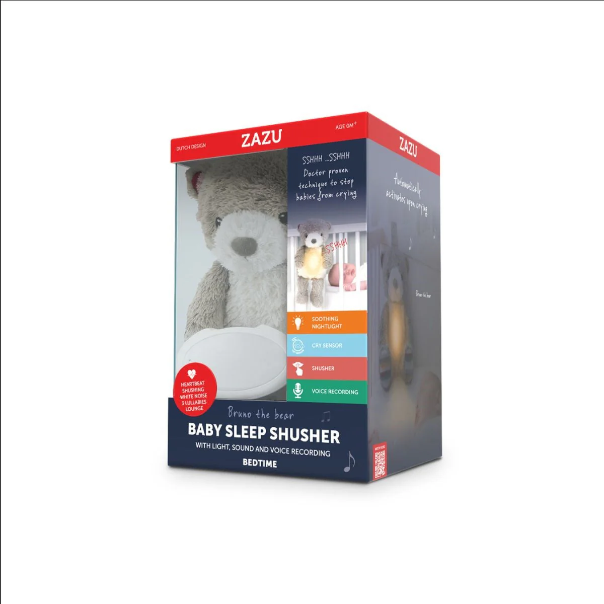 Zazu Bruno the Bear, Baby Sleep Shusher - Image 8