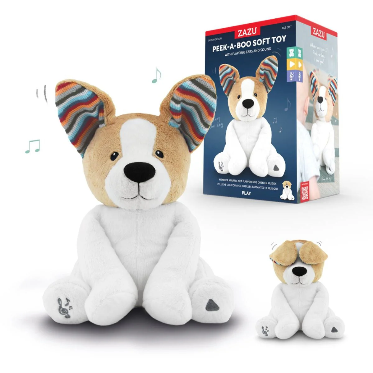 Zazu Danny The Dog ‚ Peek-a-Boo Interactive Soft Toy - Image 10