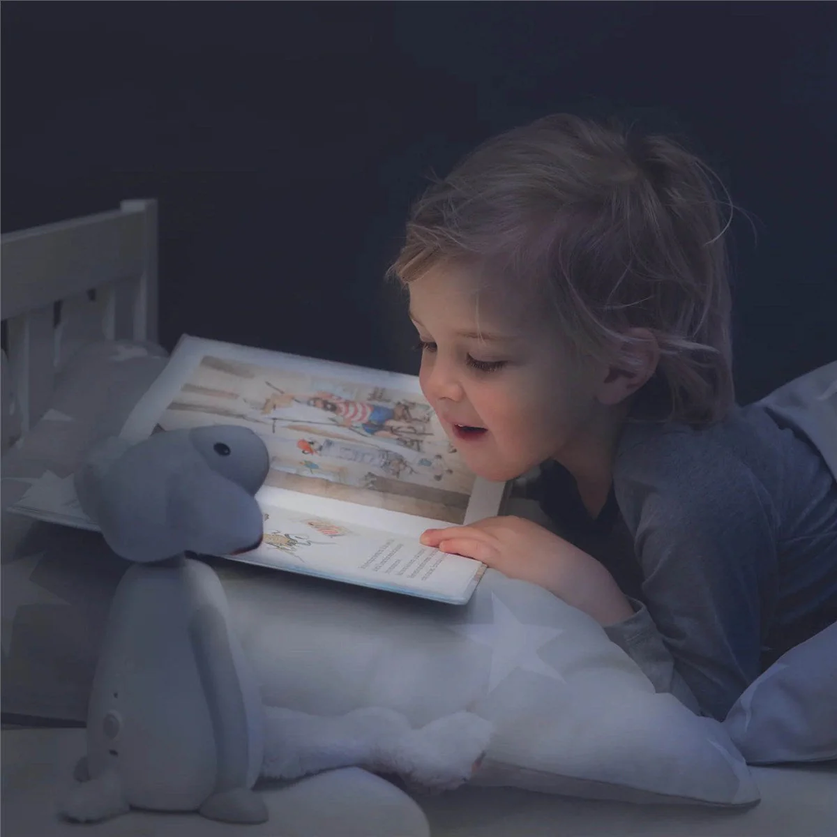Zazu Fin the Sheep - Reading and Night Light Soft Toy - Image 2