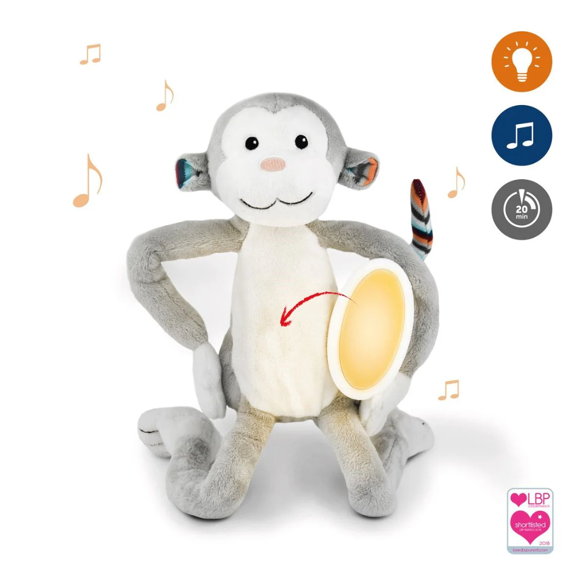 Zazu Max Soft Toy Nightlight - Image 2